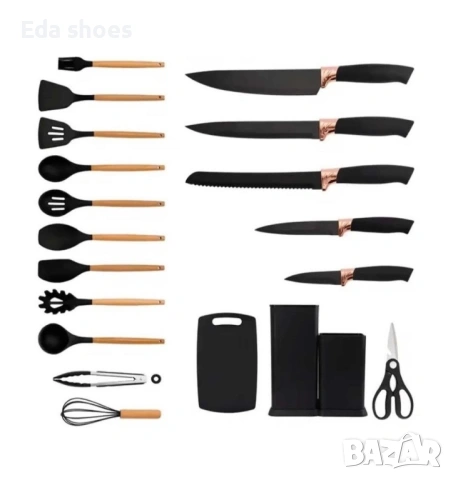 Комплект кухненски ножове, снимка 3 - Прибори за хранене, готвене и сервиране - 53625304