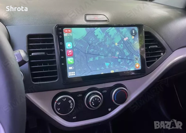 Навигация за Kia Picanto 2011-2017 4G+128G Android 15 и 9" екран, снимка 4 - Аксесоари и консумативи - 53677701