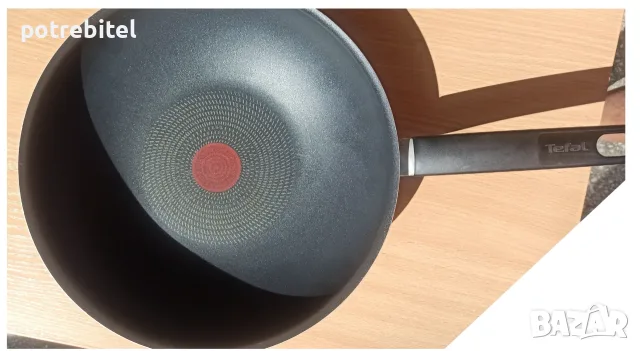 TEFAL - WOK НОВ тиган с тефлоново покритие - 29 см за 10 €вро, снимка 7 - Съдове за готвене - 55892033