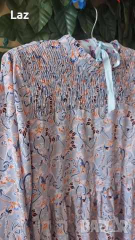 дизайнерска дамска рокля с дълъг ръкав, снимка 2 - Рокли - 52352823