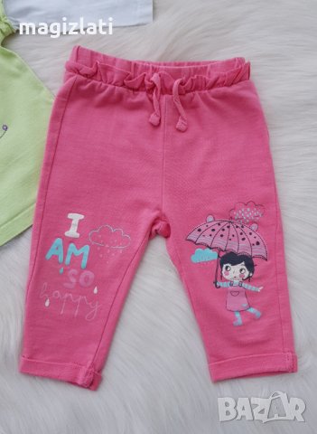 Блуза и клин за момиче 6-9 месеца, снимка 3 - Комплекти за бебе - 36017203