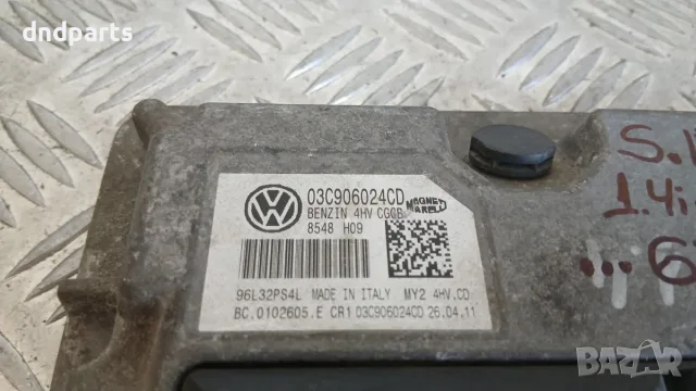 Компютър Seat Ibiza 1.4i 2011 03C906024CD Ibiza (6J) (2008- ), снимка 2 - Части - 55848307