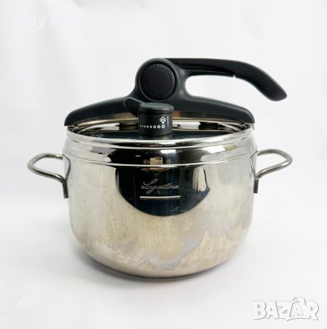 Тенджера под налягане LAGOSTINA ITALY Bravissima, 7л, 22cm, Нов, снимка 2 - Съдове за готвене - 40888449