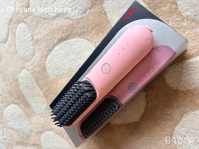 TYMO PORTA – безжична загряваща четка, като нова, снимка 3 - Сешоари - 52670894