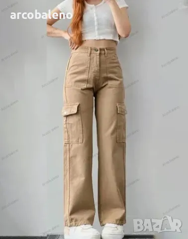 Универсални дамски ежедневни панталони със средна талия, 8цвята , снимка 14 - Панталони - 48278144