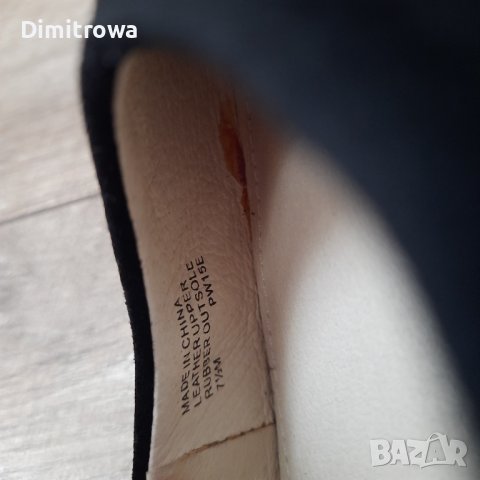 Намалена цена 46лв н.38/us7 1/2М Michael Kors MK-FLEX mid pump suede black court, снимка 8 - Дамски елегантни обувки - 40382546