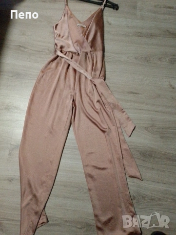 Стилен сатенен гащеризон , снимка 2 - Гащеризони - 53668594