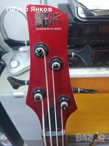 Бас китара Ibanez SR300EB-CA Candy Apple, снимка 6 - Китари - 52838528