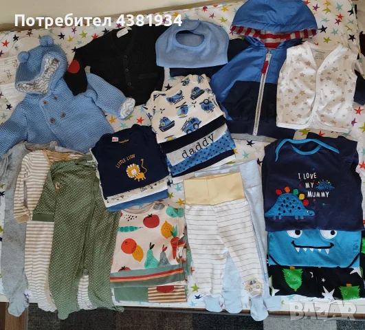 Голям лот дрешки за момче, 0-3/3-6м за 25€