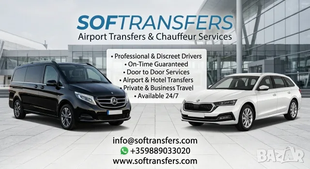 Летищни трансфери, airport transfers, снимка 2 - Транспортни услуги - 38298811