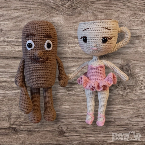 Балерина Капучина и Тунг Тунг Сахур - плетена 