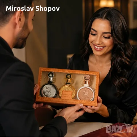 Lattafa Fakhar Gift Set 3×50 мл – Луксозна арабска парфюмна колекция за него и нея, снимка 3 - Дамски парфюми - 56107844