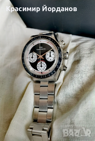 Rolex Autimatic Chronograph 12 часов vintage homage, снимка 5 - Антикварни и старинни предмети - 41626874