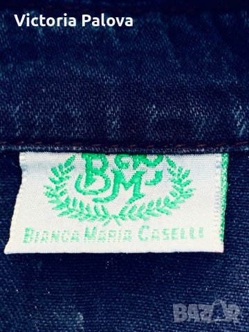 Скъпа рокля Италия деним BIANCA MARIA CASELLI, снимка 4 - Рокли - 41561847