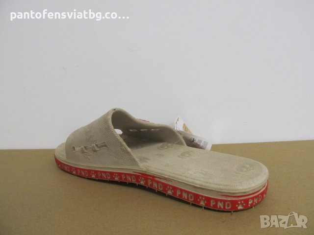 Дамски силиконови чехли GEZER бежово, снимка 3 - Джапанки - 41797584