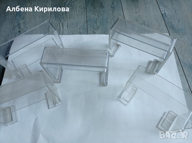Поставки за обувки прозрачни, по 2 броя в комплект