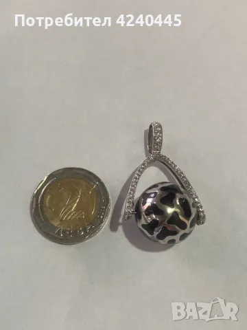 Сребърна висулка, снимка 3 - Колиета, медальони, синджири - 50301754