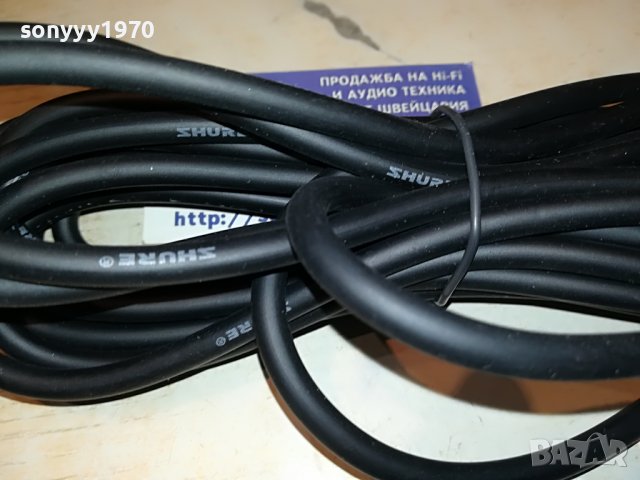 SHURE+CABLE-ВНОС SWISS 1302231657, снимка 7 - Микрофони - 39661897