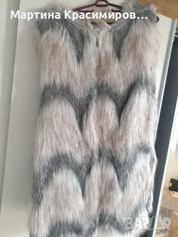 Елек с косъм , снимка 2 - Елеци - 49791208