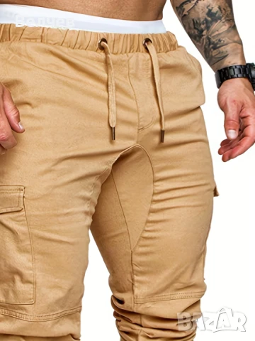 Мъжки карго панталон, снимка 5 - Панталони - 50551873