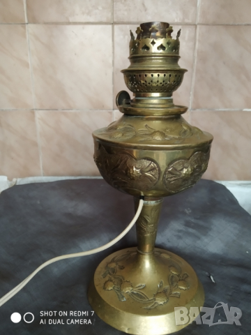 стара настолна лампа, снимка 3 - Настолни лампи - 36158480