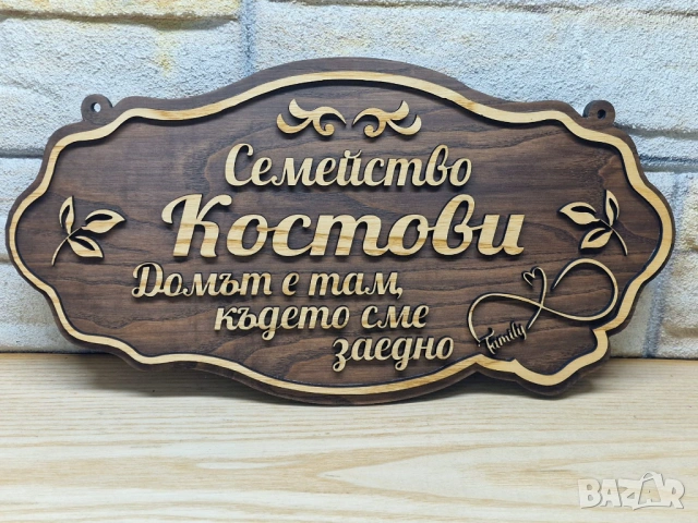 🌟Табели по поръчка с надпис ваш текст за врата персонални