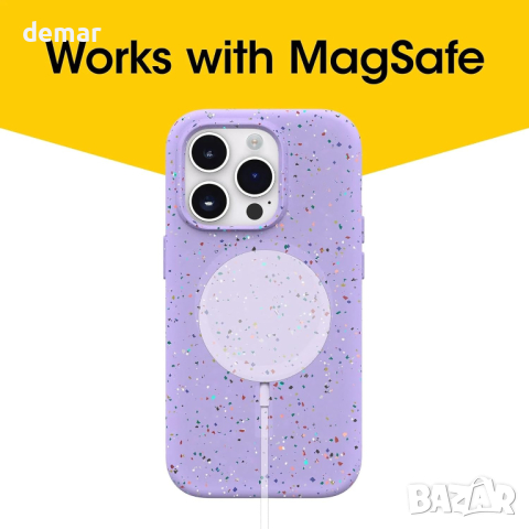 OtterBox Калъф с MagSafe за iPhone 14 Pro, удароустойчив, ултратънък, Mardi Gras, снимка 2 - Калъфи, кейсове - 44741721