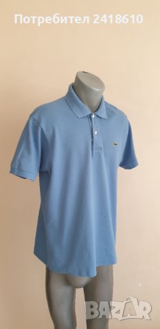 Lacoste Classic Fit Pique Cotton Mens Size 5 - L  ОРИГИНАЛ! Мъжка Тениска!, снимка 8 - Тениски - 44157020