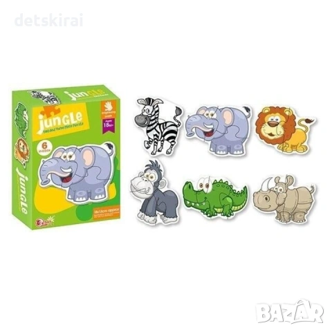 Лесни пъзели 6бр - едри елементи, снимка 4 - Игри и пъзели - 53558837