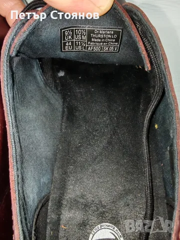Чудесни мъжки обувки от естествена кожа Dr Martens №44, снимка 7 - Ежедневни обувки - 56118434