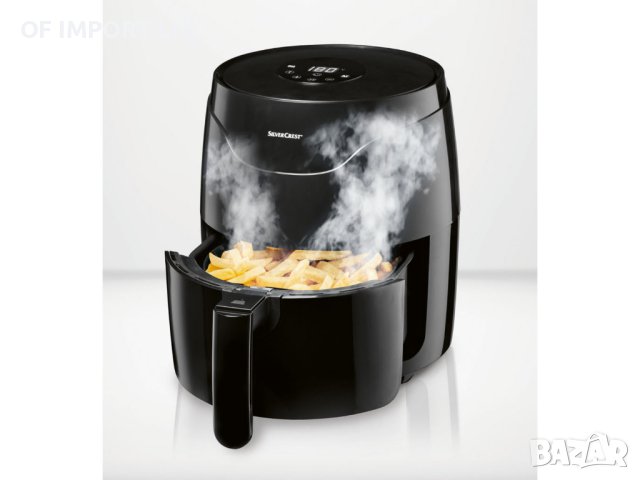 Дигитален Фритюрник на Горещ Въздух SILVERCREST 2.2L 1400W, снимка 3 - Фритюрници - 42175977