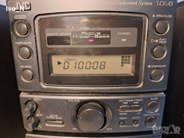 Микро аудиосистема JVC UX-A3., снимка 3 - Аудиосистеми - 53484042