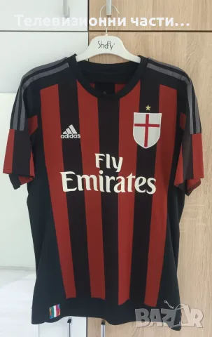 Оригинална футболна тениска на Милан домакински екип 2015/2016 Adidas S11836,размер М AC Milan