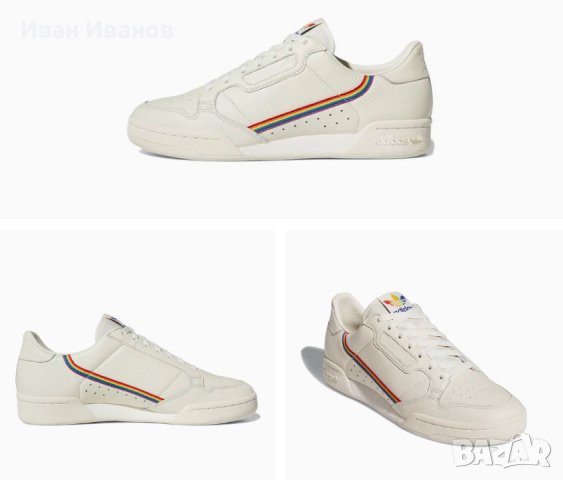 маратонки  Adidas Continental 80 'Pride'  номер 43-43 1/3, снимка 2 - Маратонки - 41398887