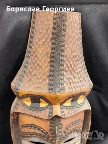 Дървена маска , снимка 2 - Колекции - 49480915