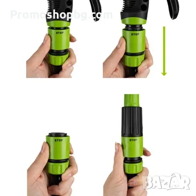 Автоматична макара за маркуч Gardlov +25 м. маркуч, с възможност за монтаж на стена, въртене на 180°, снимка 10 - Градинска техника - 50046813