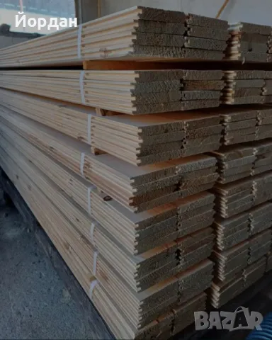 Дървен материал-ламперия, дюшеме, челни дъски, декинг, первази и летви, снимка 1