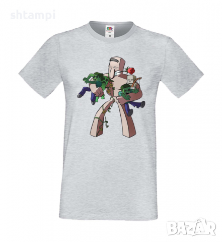 Мъжка тениска Iron Golem,Minecraft,Игра,Забавление,подарък,Изненада,Рожден Ден., снимка 8 - Тениски - 36494941