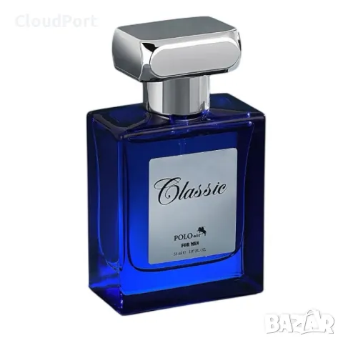  Мъжки комплект, 55 мл Парфюм и часовник, Polo Air, Черно, снимка 5 - Мъжки - 50393973