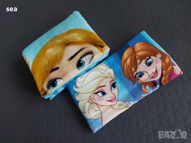 Елза и Анна ❄️ Одеяло и хавлиена кърпа, снимка 2 - Спално бельо и завивки - 51616860