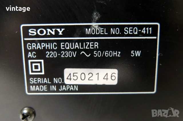 Sony SEQ-411, снимка 10 - Други - 52821867