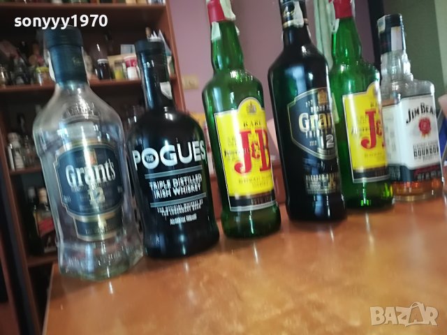 j&b grants pogues 6 празни шишета за колекция 1602231900
