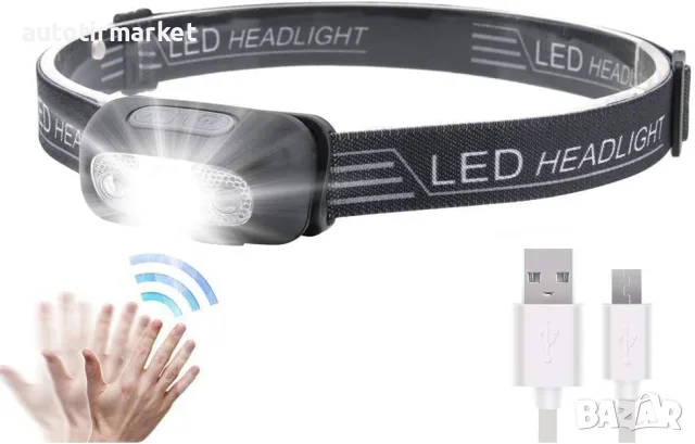 Мощен, акумулаторен, USB челник/челно фенерче – T384