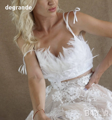 Бюстие с пера  , снимка 3 - Корсети, бюстиета, топове - 51861104