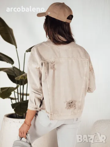 MOLI Дамско овърсайз дънково яке, 6цвята , снимка 17 - Якета - 48900826