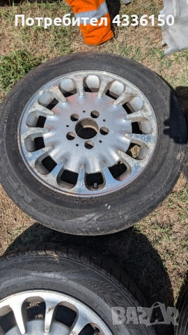 Джанти за Мерцедес 16 цола 225/55/16 W211 W210 W202 W201 W124 , снимка 3 - Гуми и джанти - 51446672