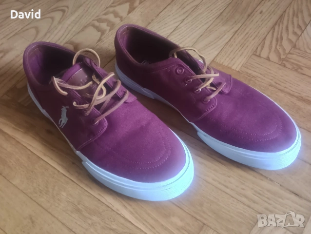 Оригинални Мъжки сникърси Polo Ralph Lauren Faxon Low Canvas, снимка 2 - Спортно елегантни обувки - 53836249