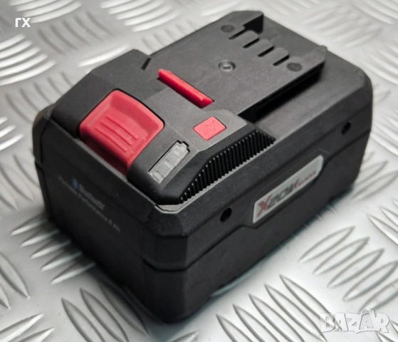  Батерия Parkside 2, 4, 8ah 20V и Двойно зарядно, Растерна пяна 