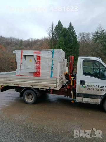 Услуги с тристранен самосвал с кран – Кърджали и областта, снимка 2 - Транспортни услуги - 53488374