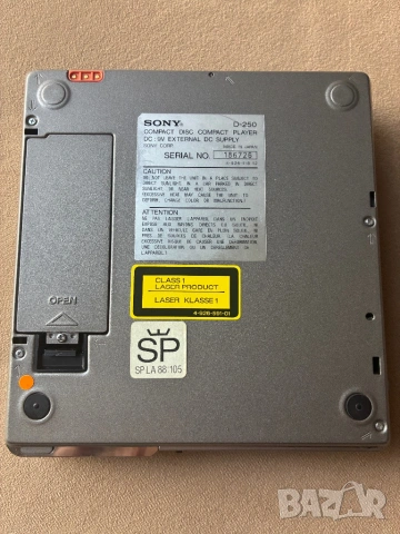 Sony Discman D-250, снимка 5 - MP3 и MP4 плеъри - 53404738